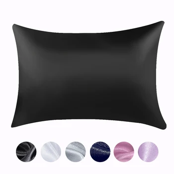 

Hot 100% nature mulberry Silk pillowcase zipper pillowcases pillow case for healthy standard multicolor
