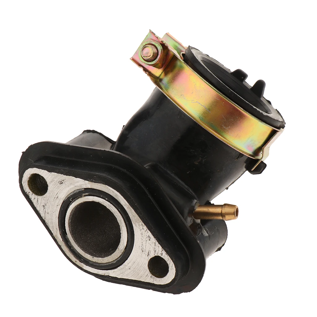 Motorcycle Carburetor Intake Manifold Inlet Pipe for Engine Moped/ATV/Go Kart