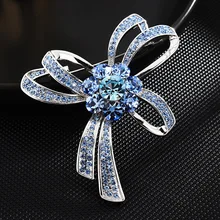 Корейская стильная простая элегантная прозрачная австрийская Хрустальная брошь женская универсальная брошь-корсаж аксессуары для одежды