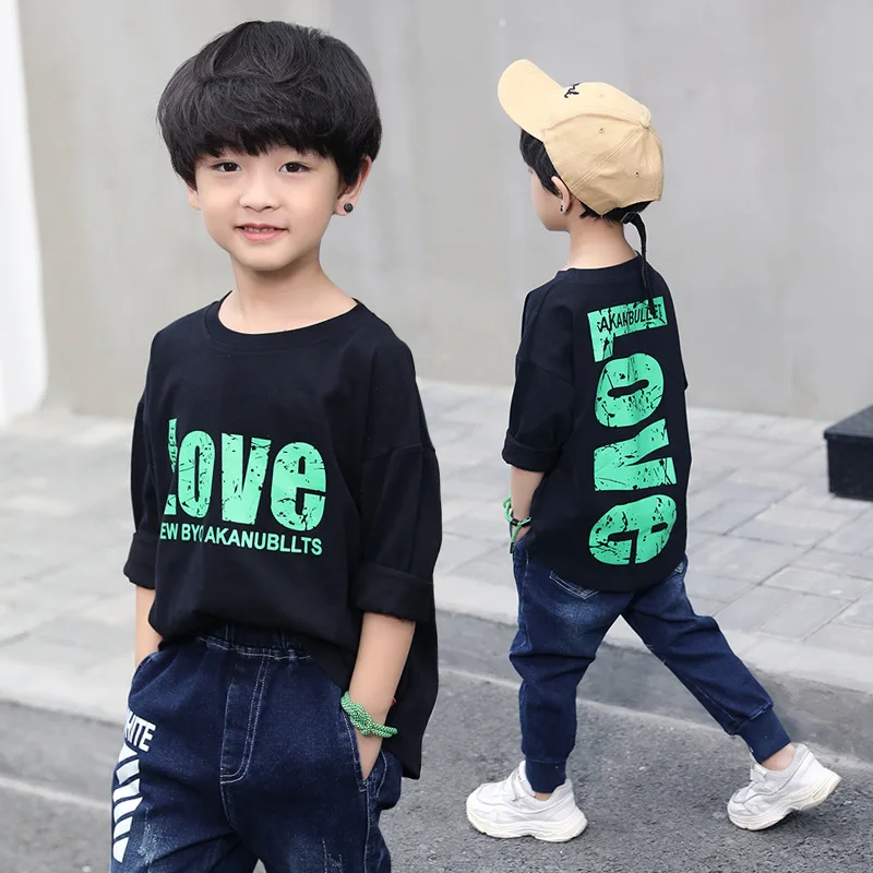 Г. Детская футболка верхняя одежда с длинными рукавами, весенне-осенняя футболка для мальчиков универсальная рубашка Осенняя модная одежда для малышей