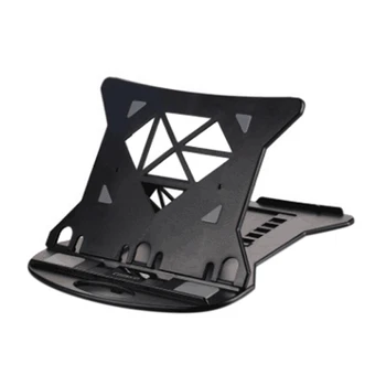 

Rotatable Folding Portable Lifting Laptop Bracket Portable Lifting Bracket Computer Base Cooling Black