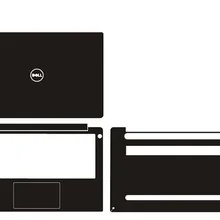 Ноутбук из углеродного волокна виниловые наклейки на кожу чехол для Dell XPS 13 9380 13,3"