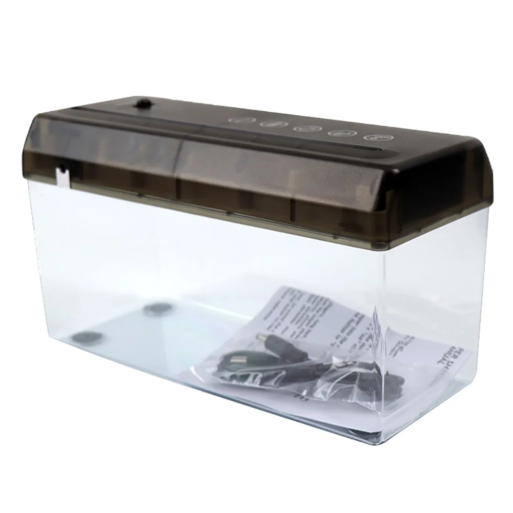 

USB Shredder Small Home A4 Paper Dual Purpose Durable Office C utter ABS Electric Automatic Desktop Documents