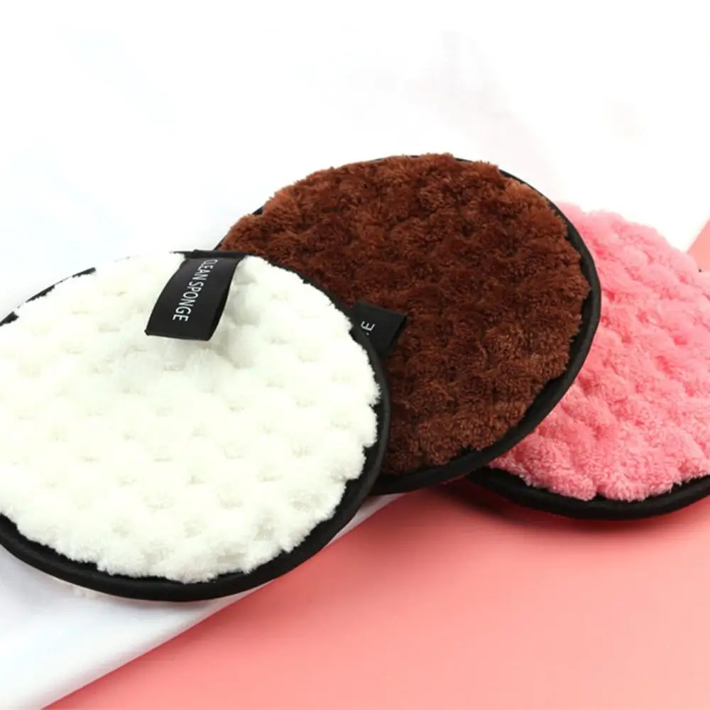 Professional Smooth Cosmetic Puff Small Round Wet Dry Dual Using Soft Makeup Sponge Puff Blending Foundation 4