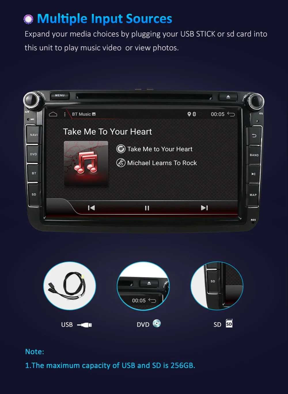 Android 7,1 8 дюймов Автомобильный dvd-плеер gps навигация автомобиля радио для VW/Golf/Tiguan/Skoda/Seat/Altea/Skoda Wifi Bluetooth задняя камера