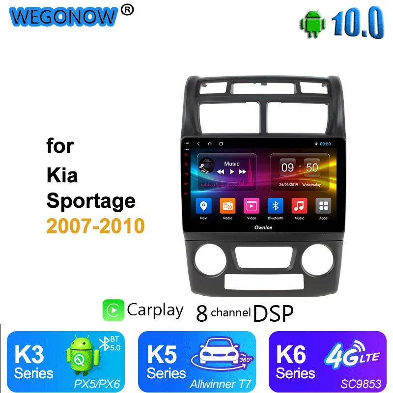 Ownice Octa core 64G ROM Android 9 автомобильный dvd gps радио плеер 360 Panorama DSP DVR 4G LTE SPDIF для KIA Sportage