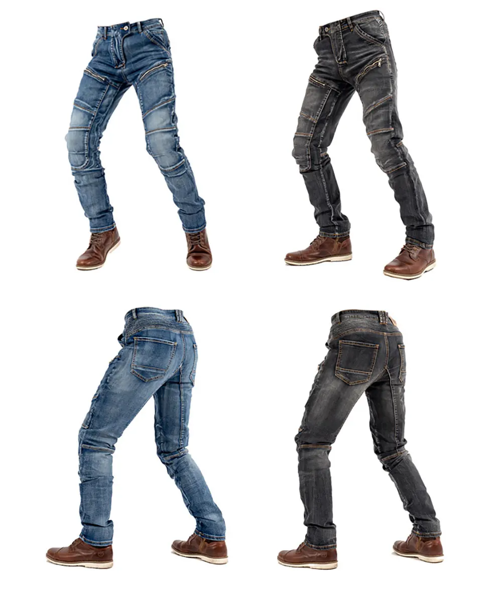 Motorcycle Pants Moto Protection Motocross Jeans Rodilleras Moto Jeans Men Motorcycle Motocross Pants Four Seasons Breathable