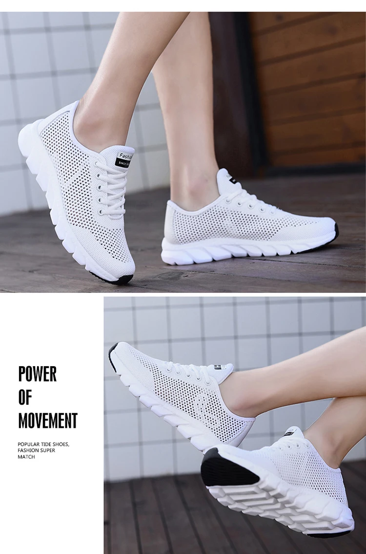 2021 Fashion Sneakers Women Shoes Breathable Light Slippers Platform Shoes Women Flats Female Sneakers Basket Women Sandalias
