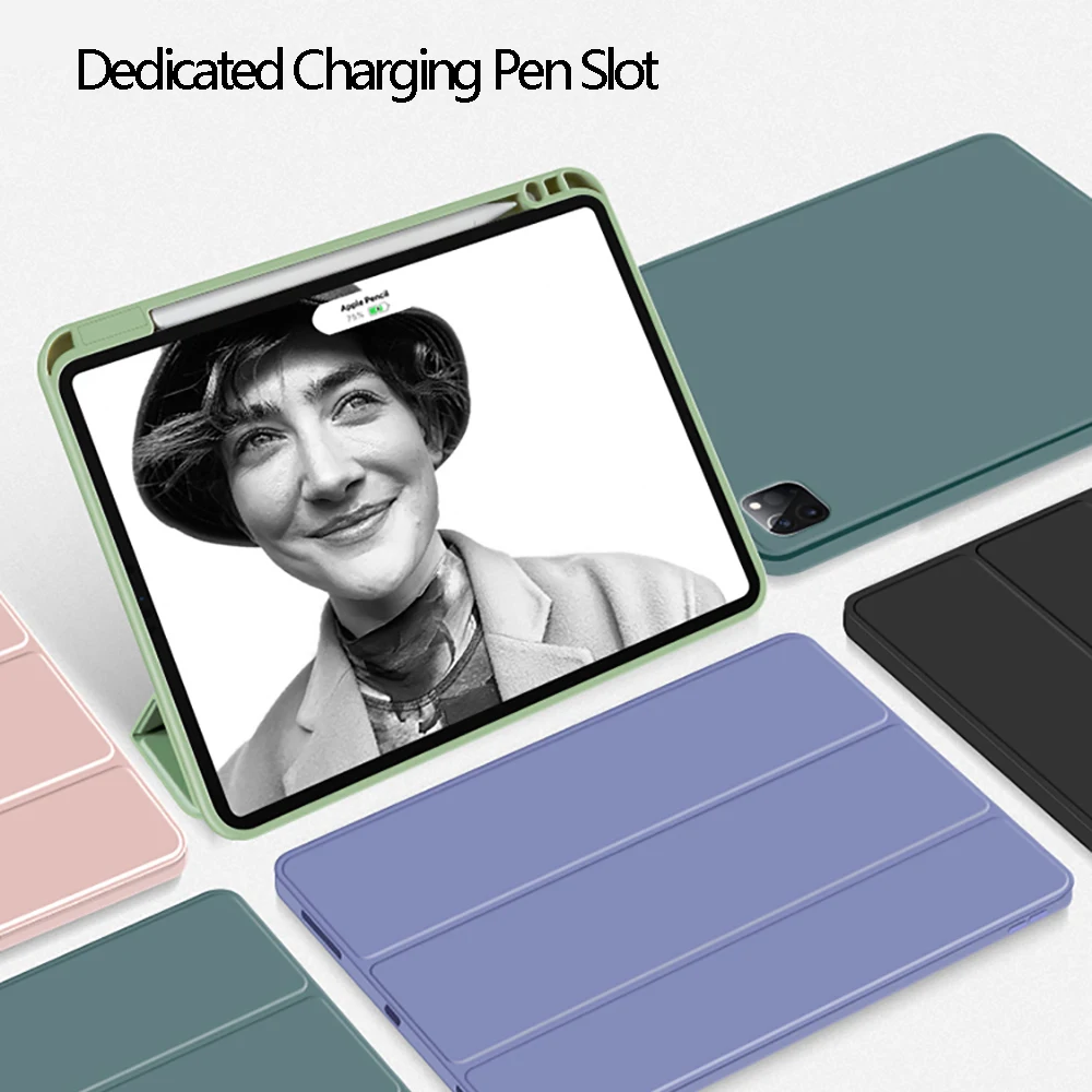 Per Ipad Pro 11 2Nd 2020 Custodia Pro 12.9 4A Generazione Custodia Ipad Per Ipad Air 4 10.9 Custodia Ipad Carica Con Portamatite