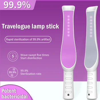 

Portable Household UVC Lamp Sterilizer UV Disinfection Stick Ultraviolet Germicidal Light High Strength Sterilization Lamp Stick