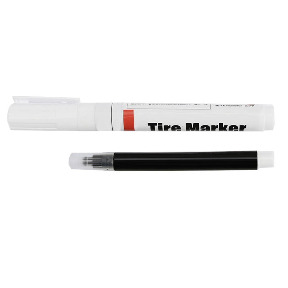 Newest DIY Paint Pen Cool White Large Volume Letter Touch up Marking Pen Marker For Car Tires Automotive car-styling