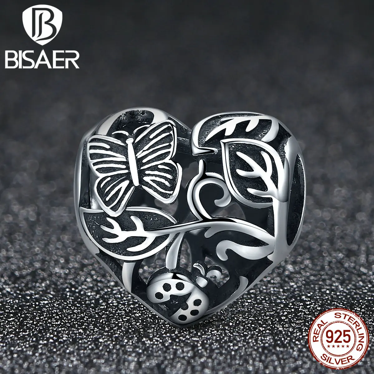Женский браслет из серебра 925 пробы с бусинами|rain charm|charm sterlingbutterfly charms |