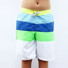 Новинка; летние пляжные шорты для мальчиков из кожи персика; одежда для купания для детей-подростков с эластичной резинкой на талии; свободные шорты с высокой талией; пляжная одежда; купальный костюм