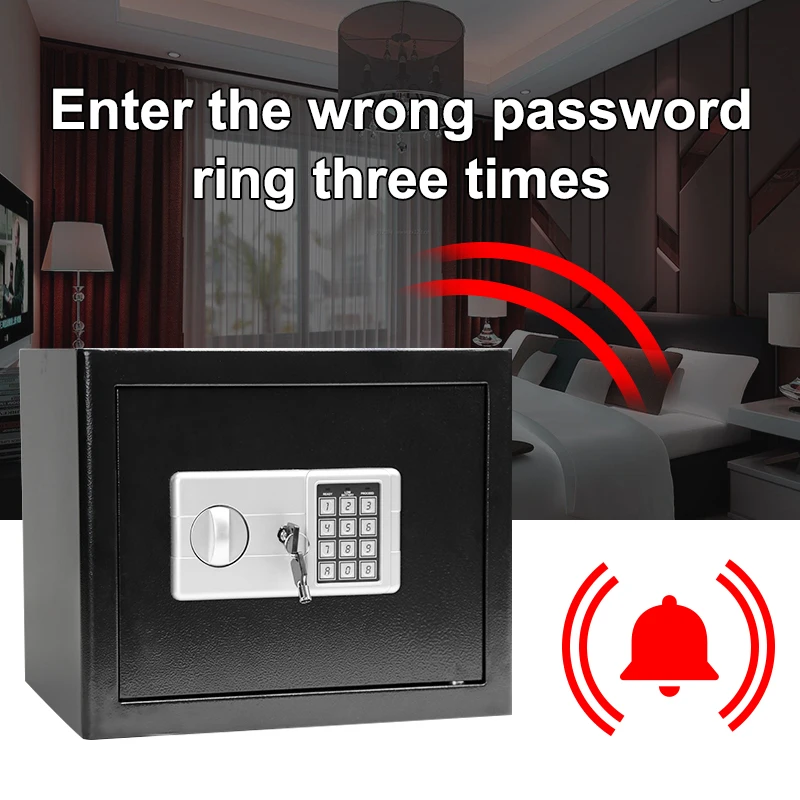 Luxury Digital Depository Drop Cash Safe Box Jewelry Home Hotel Smart Lock Keypad Safety Security Box Secret stash 7.5kg