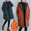 Winter Chaqueta Plus Size Casual Cotton Padded Clothes Quilted Velvet Thickening Cold-Proof Soft Hooded Coat Women's Jacket y810 ► Photo 1/6