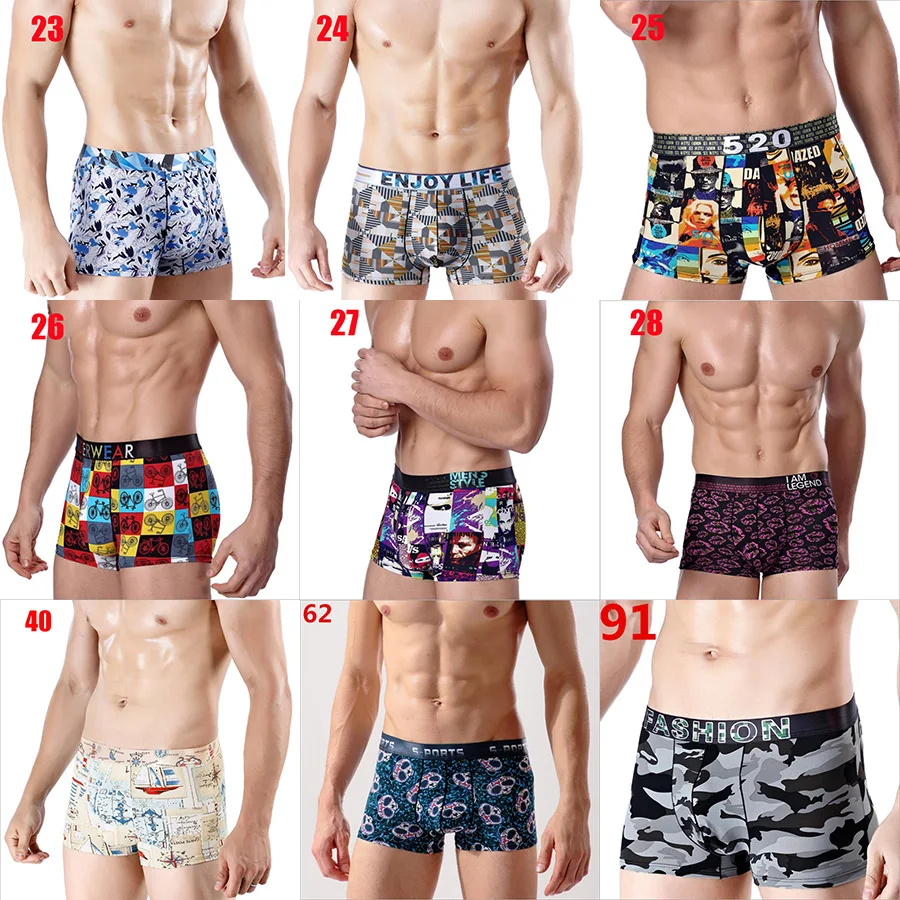 Мужские Мультяшные боксеры мужское шелковое нижнее белье Ethika Calecon Homme мужские