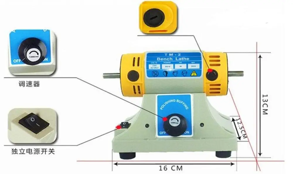 Fai Da Te Mini Tavolo Motore Mini Foredom Lucidatura Motore Tornio Tm-2 Ruota Panno Di Lucidatura Motore Foredom Motore Di Lucidatura Dei Monili
