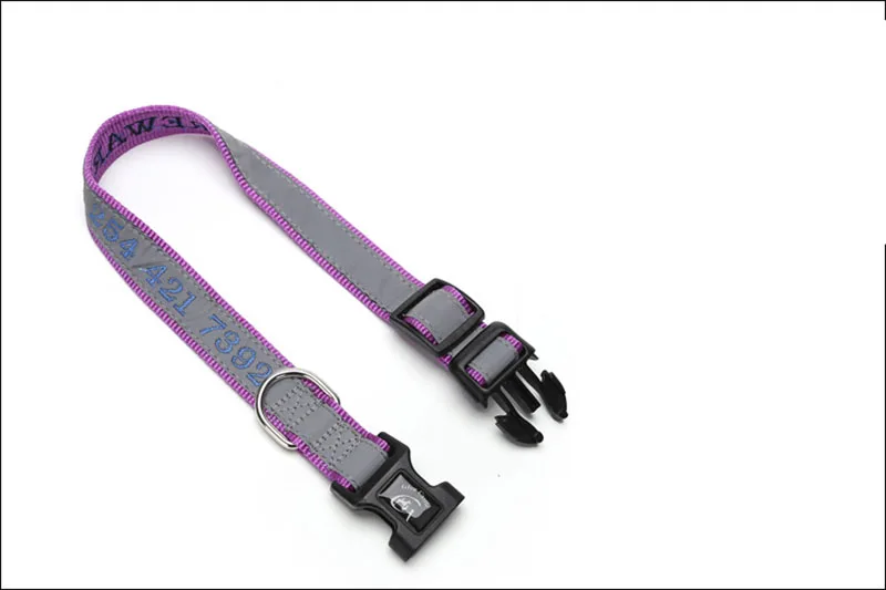 Personalised Pet Collars Reflective (5)