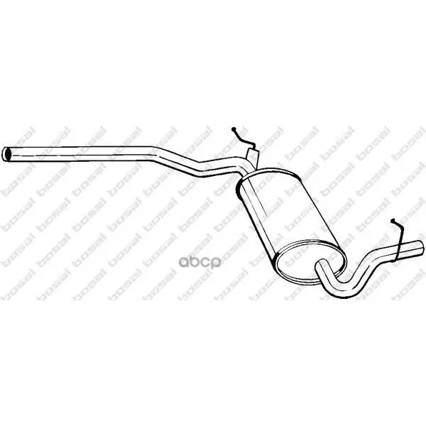 Основной Глушитель Audi A4 2.0i 20v Alt 00-04 Bosal арт. 282375