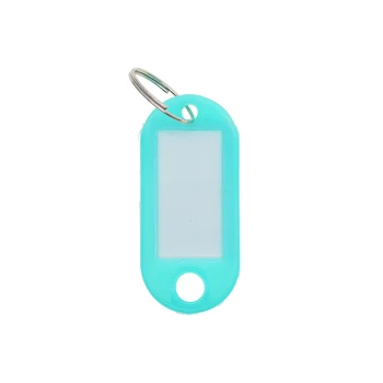 

KEY ID TAGS ASSORTED COLOURED FOB RING IDENTIFIERS NAME CARD PLACTIC TAG LABELS