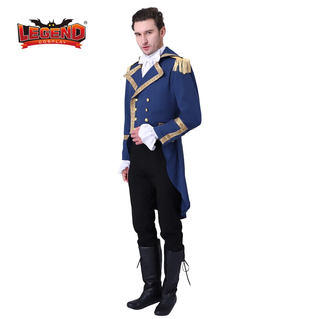 Готический военный Косплей Костюм гамилтона готический пиджак|Костюмы из