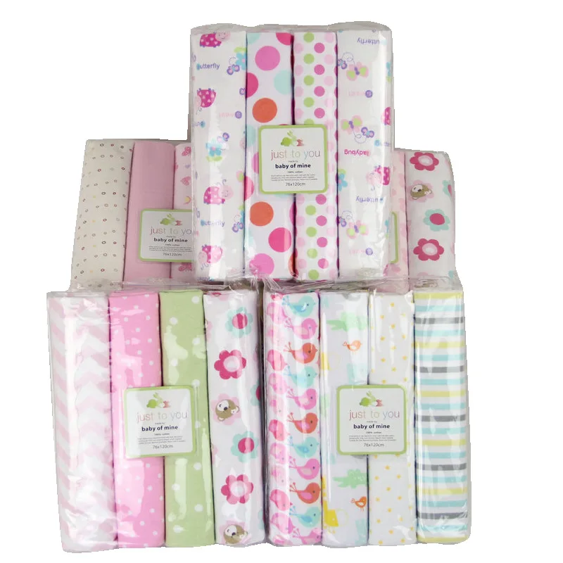 

4x Muslin Swaddle Blankets Baby Cotton Bath Towel Newborn Feeding Scarf Gauze Infants Wrap Sleepsack Stroller Cover Diaper Stuff