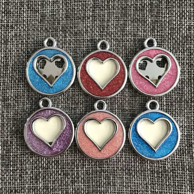 HEART 1PCS Изготовленные на заказ Выгравированные бирки для собак, персонализированные бирки для кошек, щенков, удостоверений личности, ошейник, бирка для костей, ошейник, аксессуары, анти-потеря, нержавеющая сталь - Цвет: HEART 1PCS