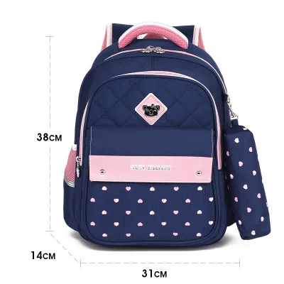 Pink Small Школьные принадлежности и рюкзаки для девочек, ортопедический большой рюкзак для девочек, сумка для девочек, детский рюкзак для путешествий, morral escolar - Цвет: Pink Small