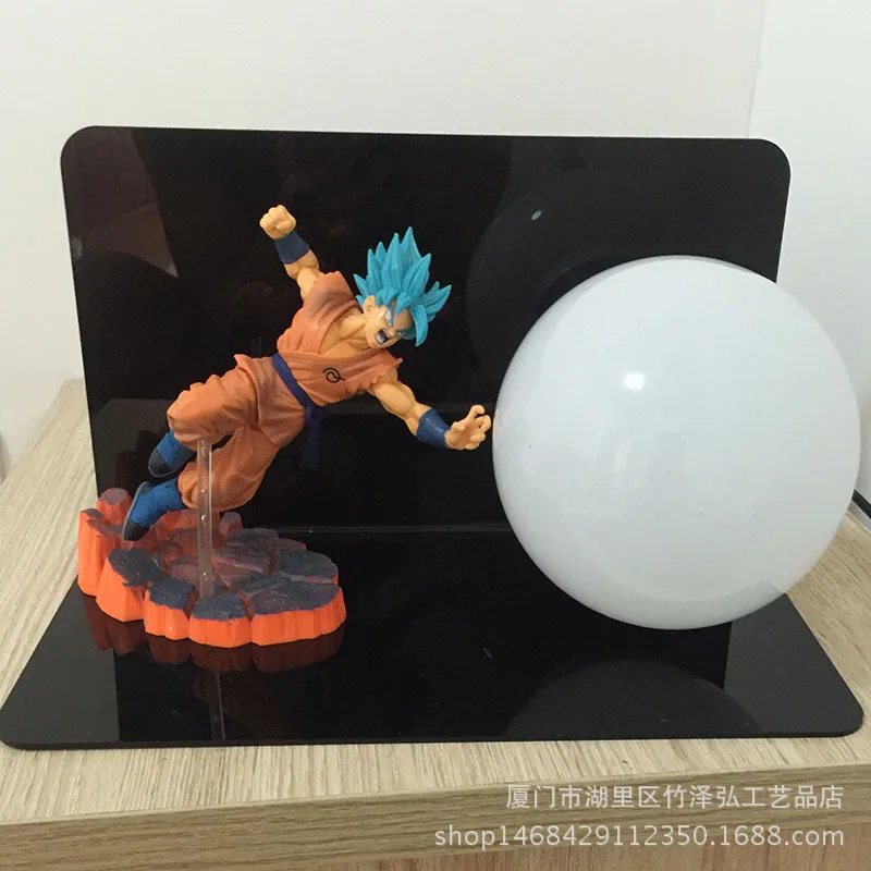 Аниме Dragon Ball Sun Wukong Garage Kit Креативный светодиодный светильник Настольная лампа для защиты глаз светящаяся игрушка креативный Сияющий