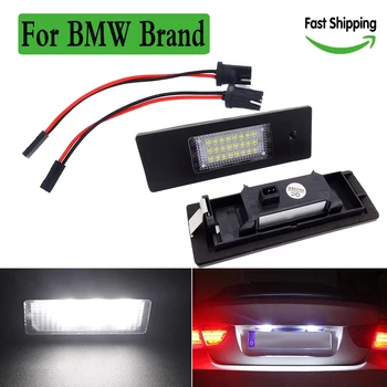 

2PCS for bmw LED License Plate Lights lamp car lighting number plate light for BMW E63 E81 Z4 E85 E86 E87 E89 F6 F12 F13 F20 F21