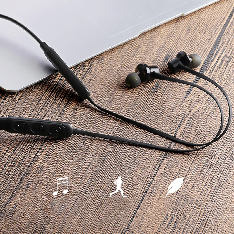 High Quality Wireless Bluetooth Earphone Dual Driver Stereo Bass Sound Sport Earpieces Headset For iPhone Samsung Xiaomi