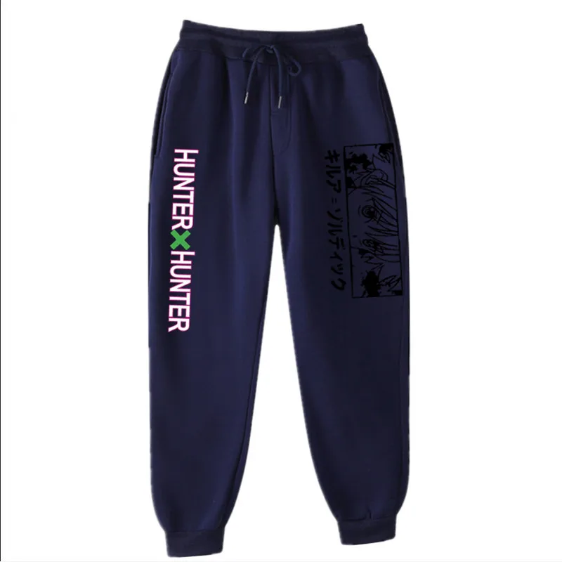 old navy sweatpants Japan Anime Hunter x Hunter Print pants Men's Sweatpants Joggers Lounge Pants Pockets Outdoor Hiking Running Trousers SweatpantS mens jogging bottoms Sweatpants