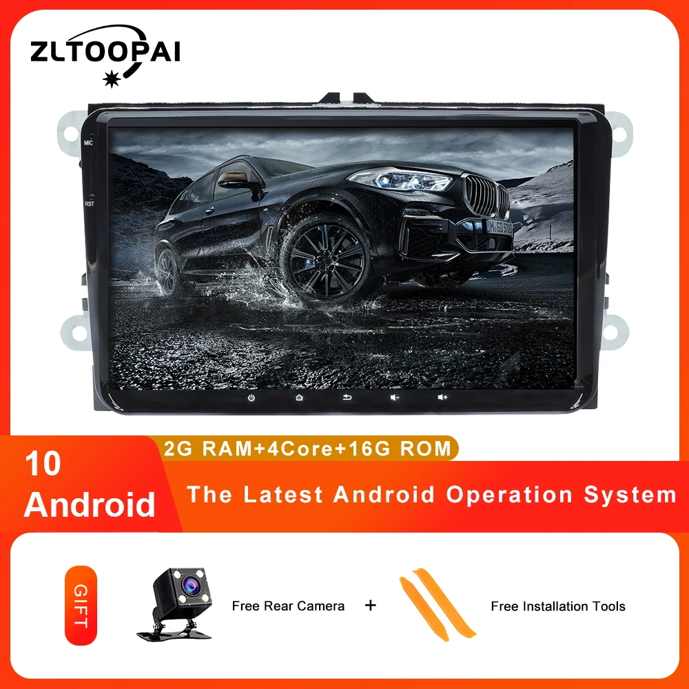 ZLTOOPAI ips автомобильный мультимедийный плеер Android 10 авто радио для Skoda Seat Volkswagen VW Passat B7 POLO GOLF 5 6 Стерео gps