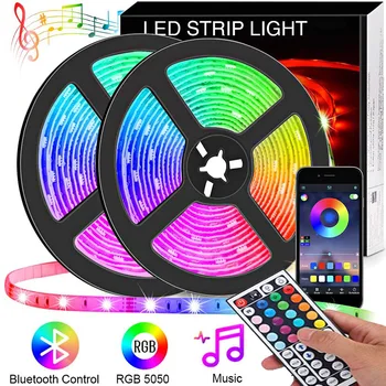 

Light Strip Bluetooth Infrared Remote Control Tv Background Wall Lamp With Sensor Intelligent Control Rgb Epoxy Led Lamp With Se