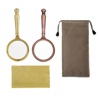 

Mirror Handheld Book Reading Handicraft Magnifying Glass Jewelry Watch Repairing Magnifier Makeup Mirror Lights