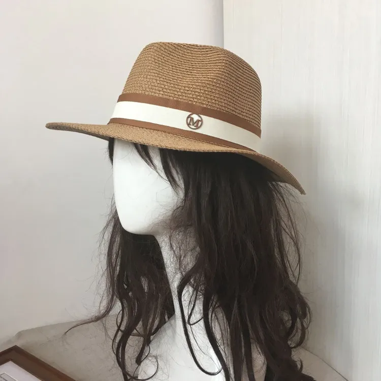 Весна/Лето джазовая соломенная шляпа дышащая шляпа от солнца шляпа уличная дорожная джокер