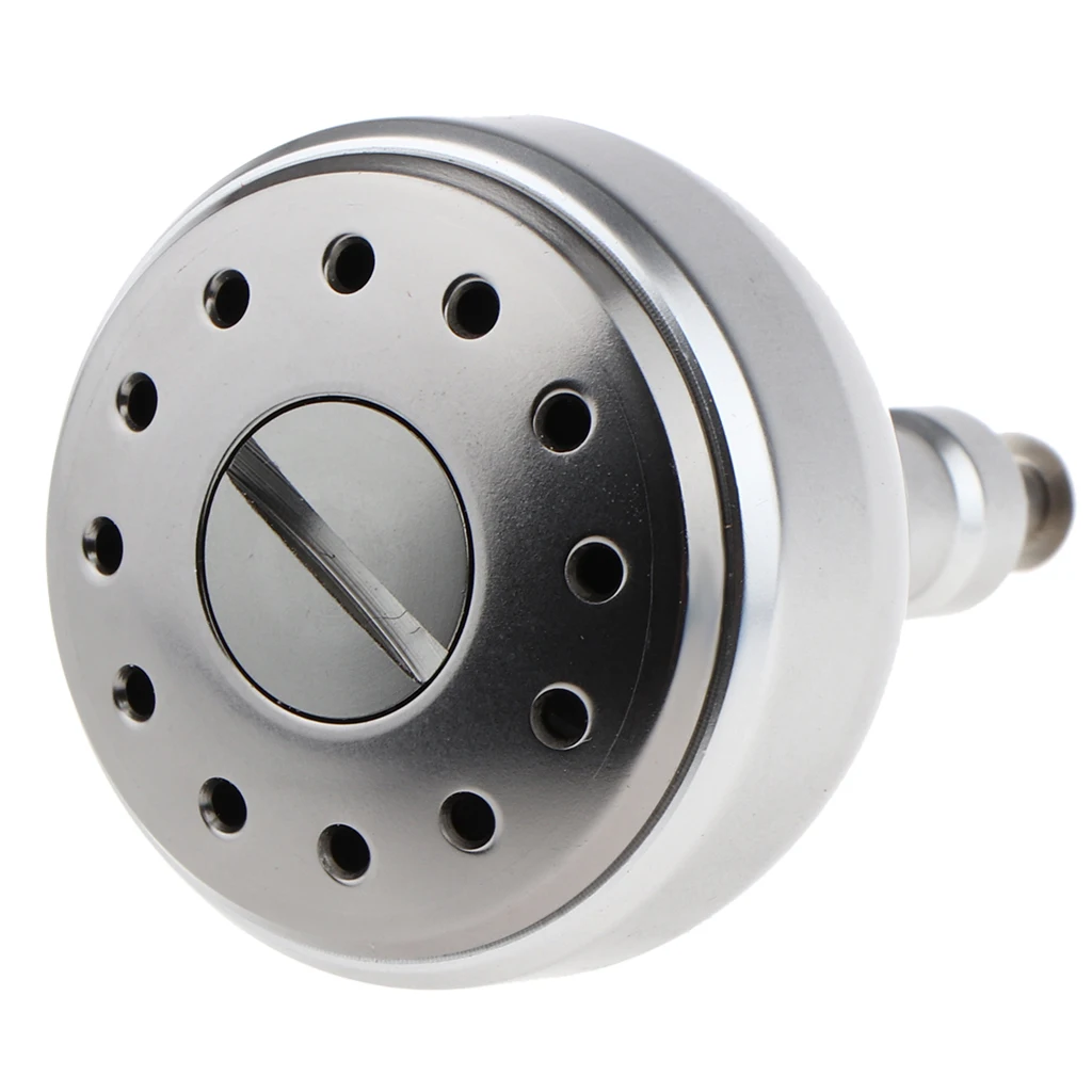 Metal Power Knob Handle Grips Part Replacement, Suits for Various Sizes of Fishing Reels Diameter 37mm/45mm