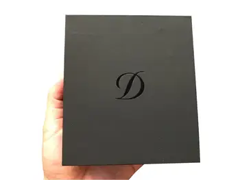 

High Quality Black Lighter Gift Box for Men Bright Sound Luxury Cigarette Case Box 2019