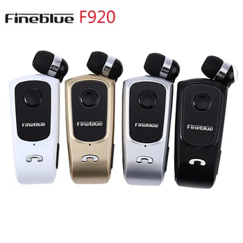 

Fineblue F920 Wireless Bluetooth Headset Calls Remind Vibration Wear Clip Telescopic Type Earphone Sports Running Earphone