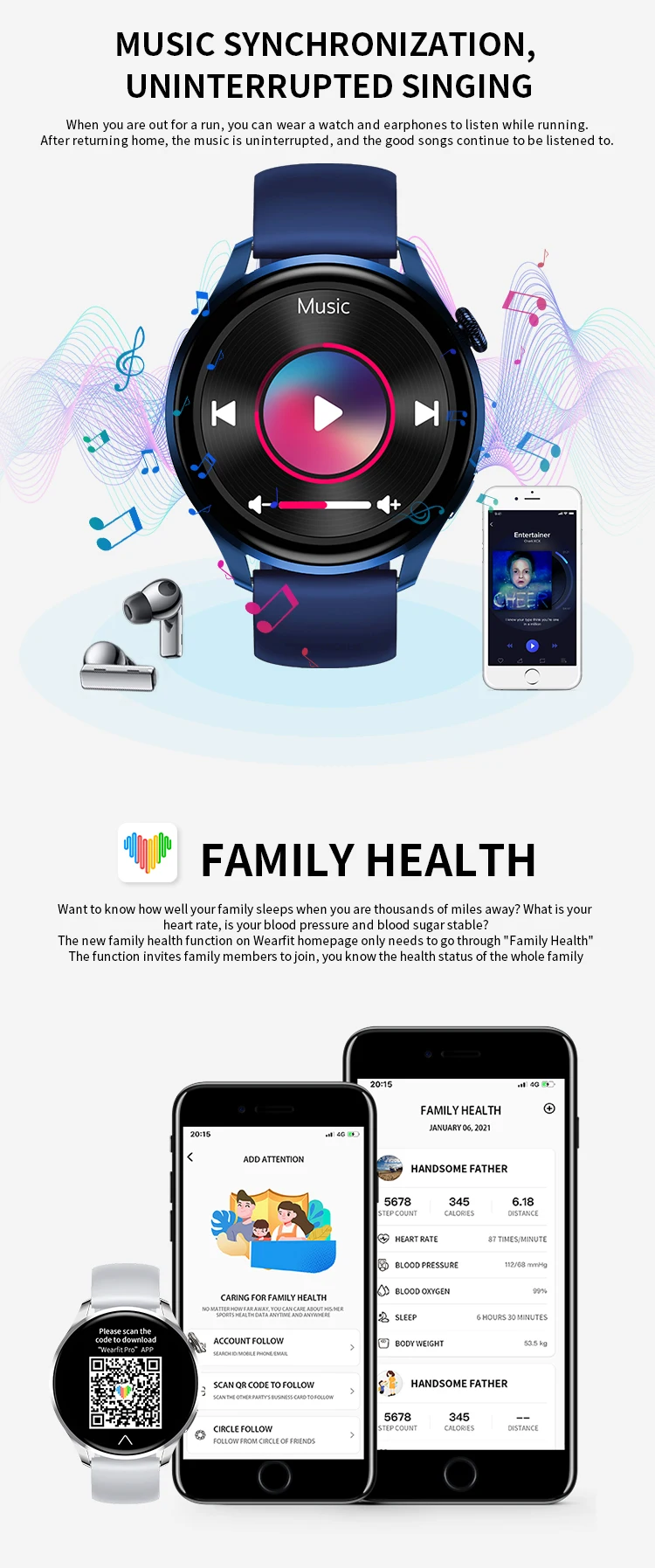 Smart Watch Smartwatch HW66 AMOLED 1.35 Inch HD Screen Bluetooth Dial Call Heart Rate Monitor Women pk huawei GT3 GTR 3 GTS 2