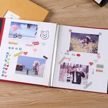 Фотоальбомы DIY фотоальбом ручной работы самоклеящийся Тип записывающий альбом скрапбук юбилейный памятный подарок альбом фото
