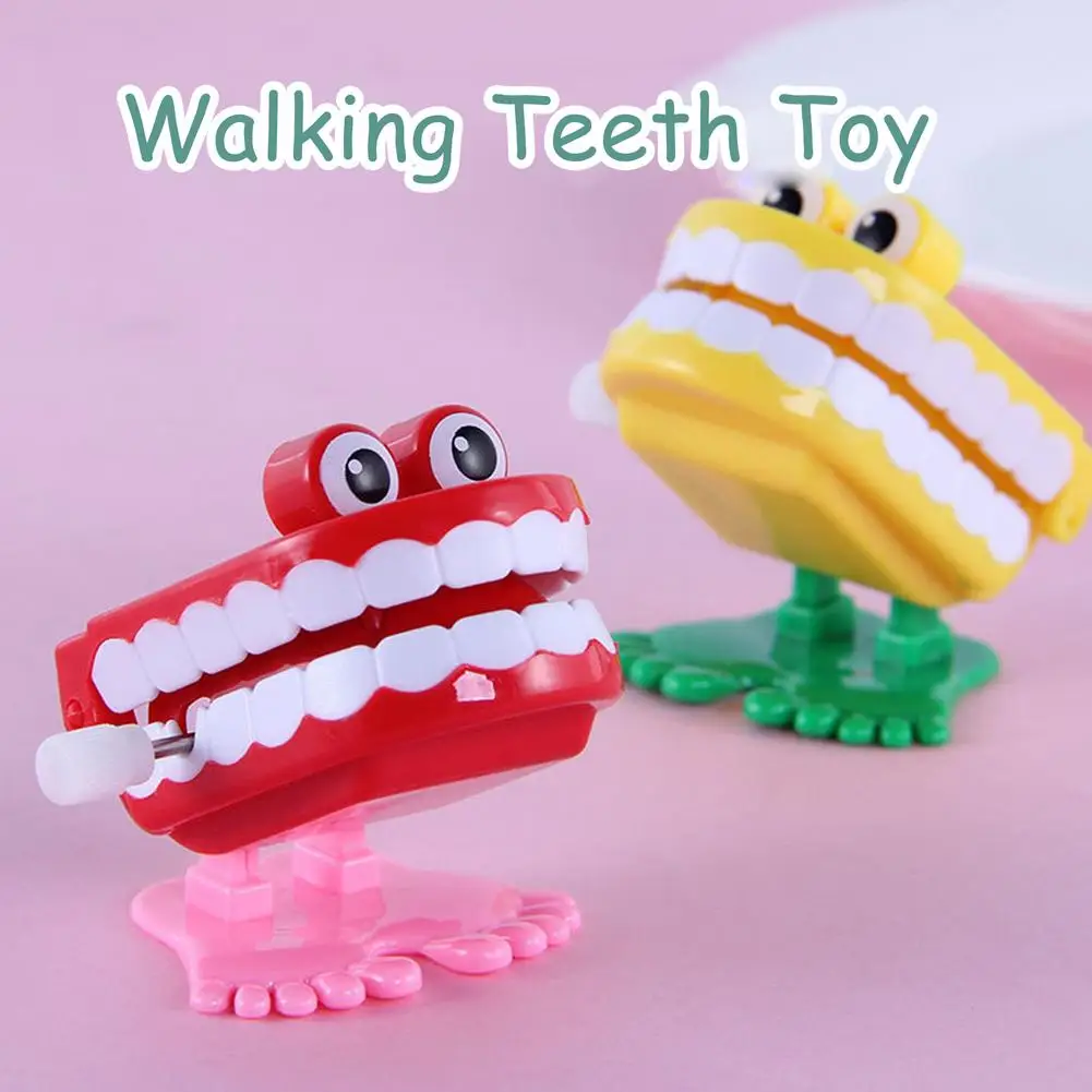 Tanio Dental zabawki nakręcane chodzenie zęby zabawka na