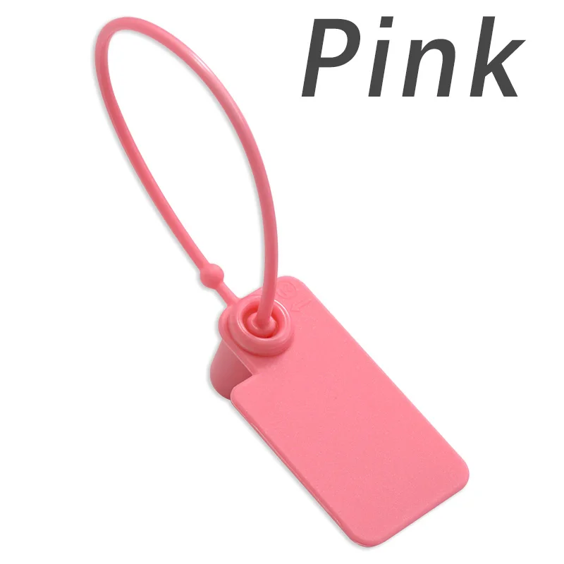 Custom Logo Sneaker Tag - Personalized Plastic Seals for Garments and Shoes, Set of 100
