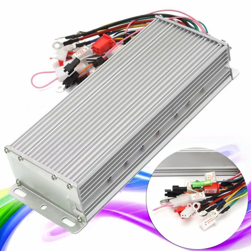 

517382 DC 48V 1500W Three-speed Brushless Motor Controller Part For E-bike Scooter Anti-theft Electric Bicycles,scooters Etc