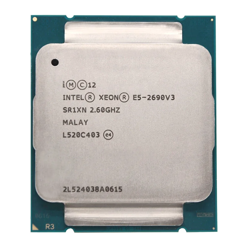 Intel Xeon E5 2690 V3 E5 2690V3 E5 2690V3 2.6 GHz 12 Core 30MB SOCKET ...