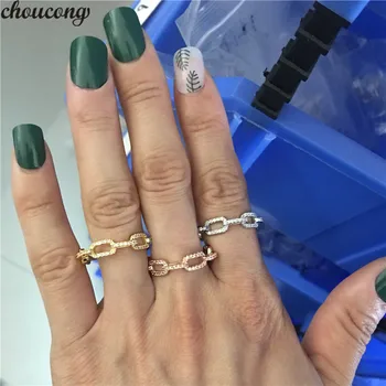 

choucong Unique Promise Ring 925 sterling Silver Pave AAAAA cz Statement Party Wedding Band Rings For Women Engagement Jewelry