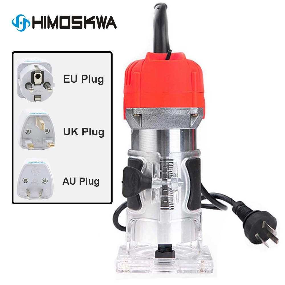 

Electric Trimmer 650W Durable Copper Motor Carving Machine 6.35mm Electric Woodworking Trimmer Power Tool Wood DIY 220V 230V