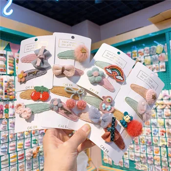 

Korean Sweet Hair Accessories Set Small Flowers Hair Pins Baby Kids Hair Clip Lovely Hair Grips Children Barrettes Bb Clips