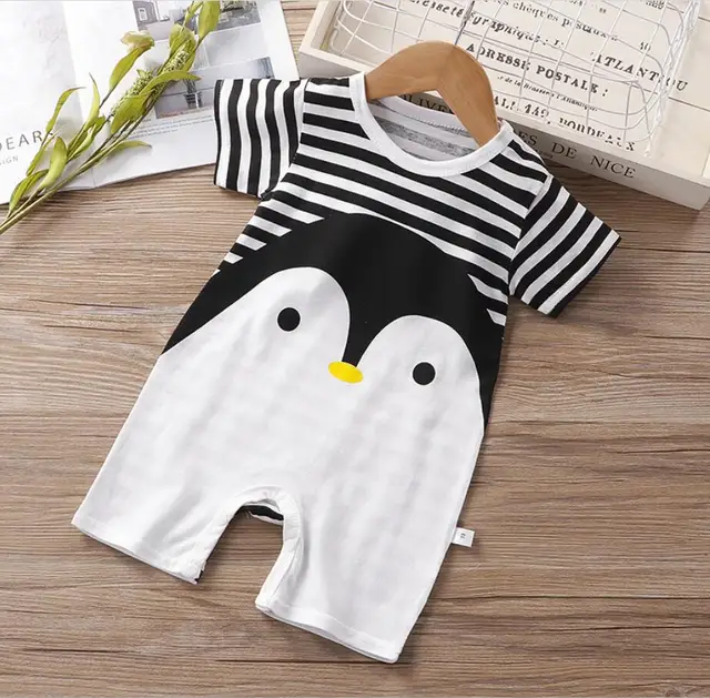 Summer Baby Rompers Boys Girls Jumpsuits Newborn Short sleeve Baby Climbing Clothes Baby Romper Infant Costumes Pajamas Gold