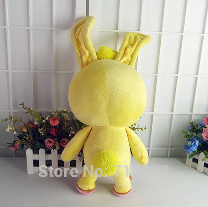 wopin Plüschtier Cartoon Plüschtier Spielzeug Süßes weißer Hase Plüschtier  Weiche Plüschpuppe Cartoon Anime Figur Kuscheltiere Puppen Weiche Plüsch  Kissen Kissen für Kinder Erwachsene Jungen Mädchen: : Spielzeug